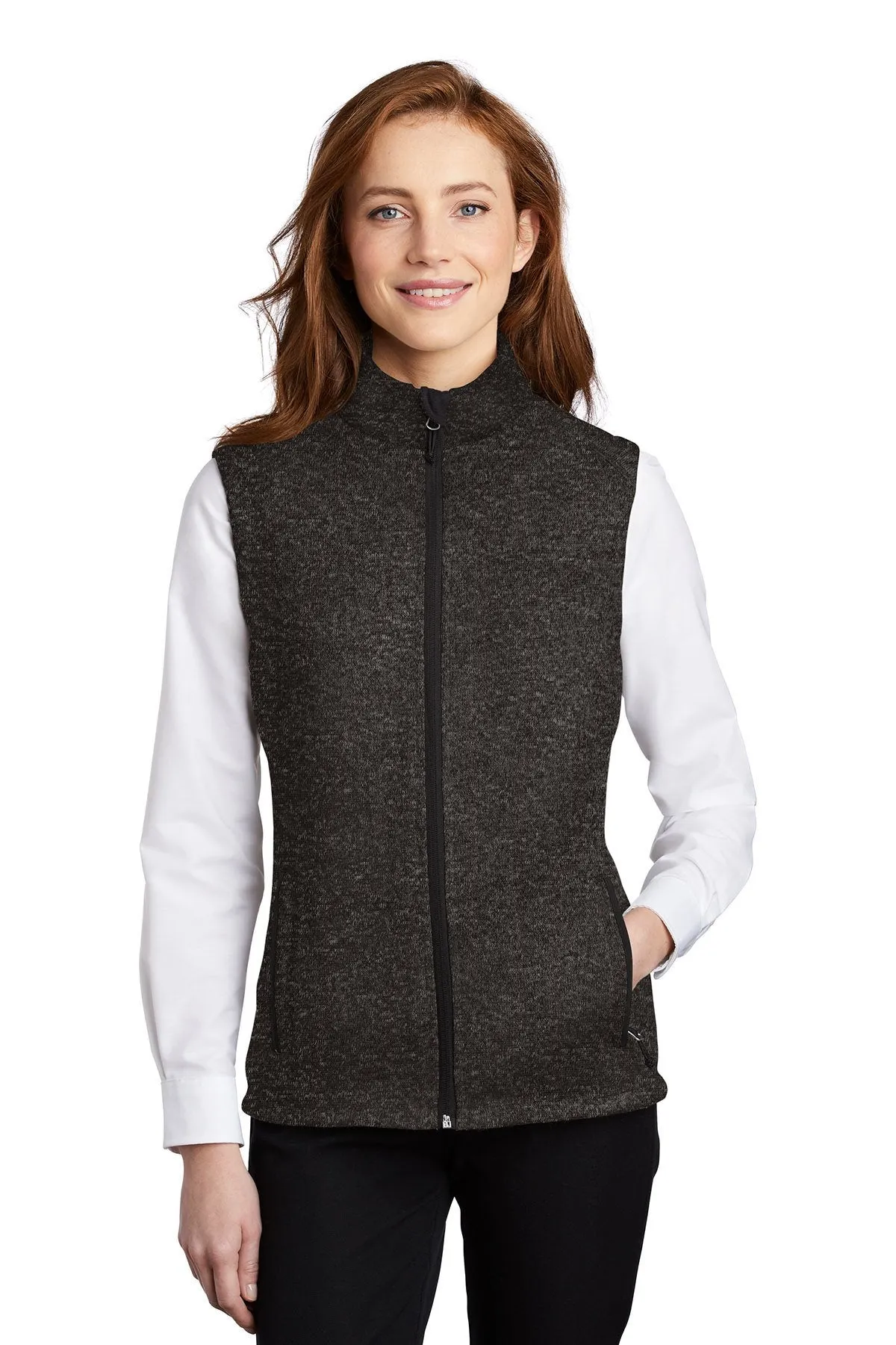 # L236 Port Authority  Ladies Sweater Fleece Vest