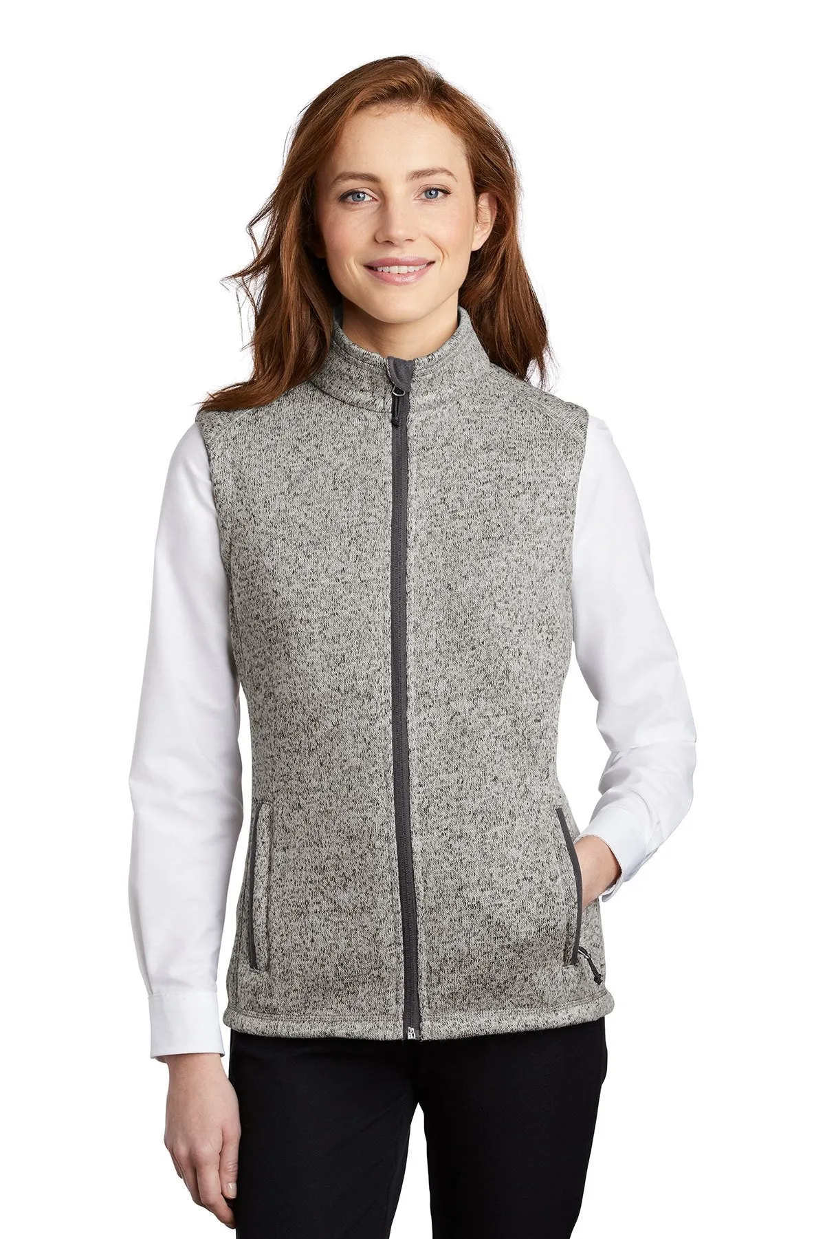 # L236 Port Authority  Ladies Sweater Fleece Vest