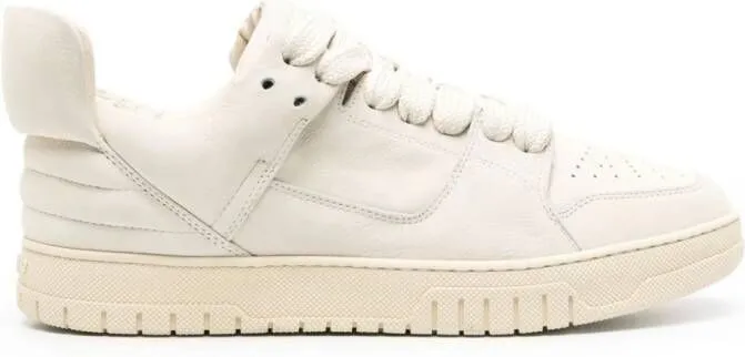 1989 STUDIO padded-panels leather sneakers Neutrals