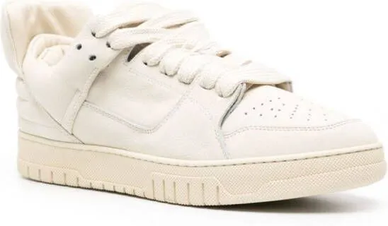 1989 STUDIO padded-panels leather sneakers Neutrals