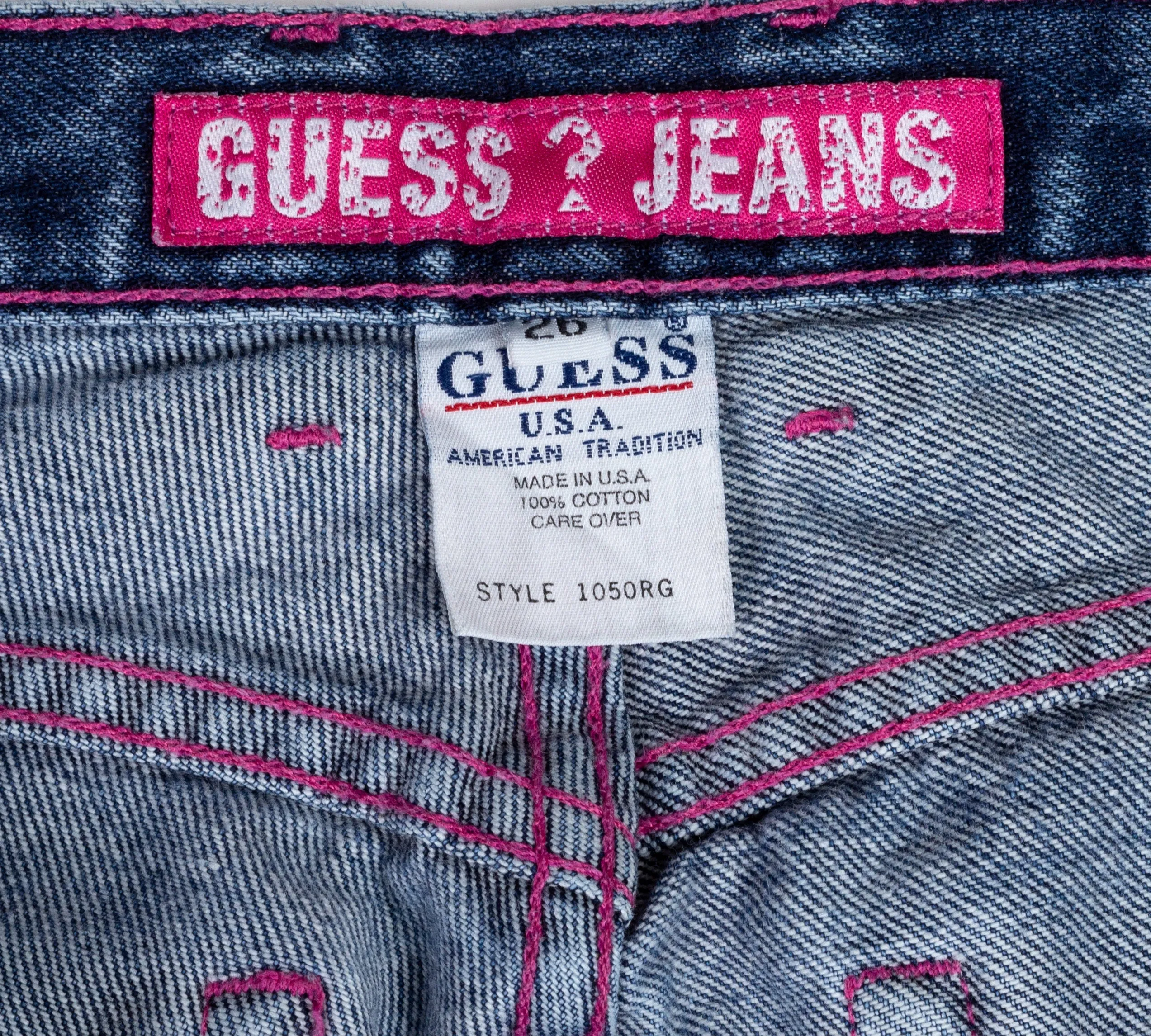 90s High Waist Guess Jeans - Extra Small, 25.5"