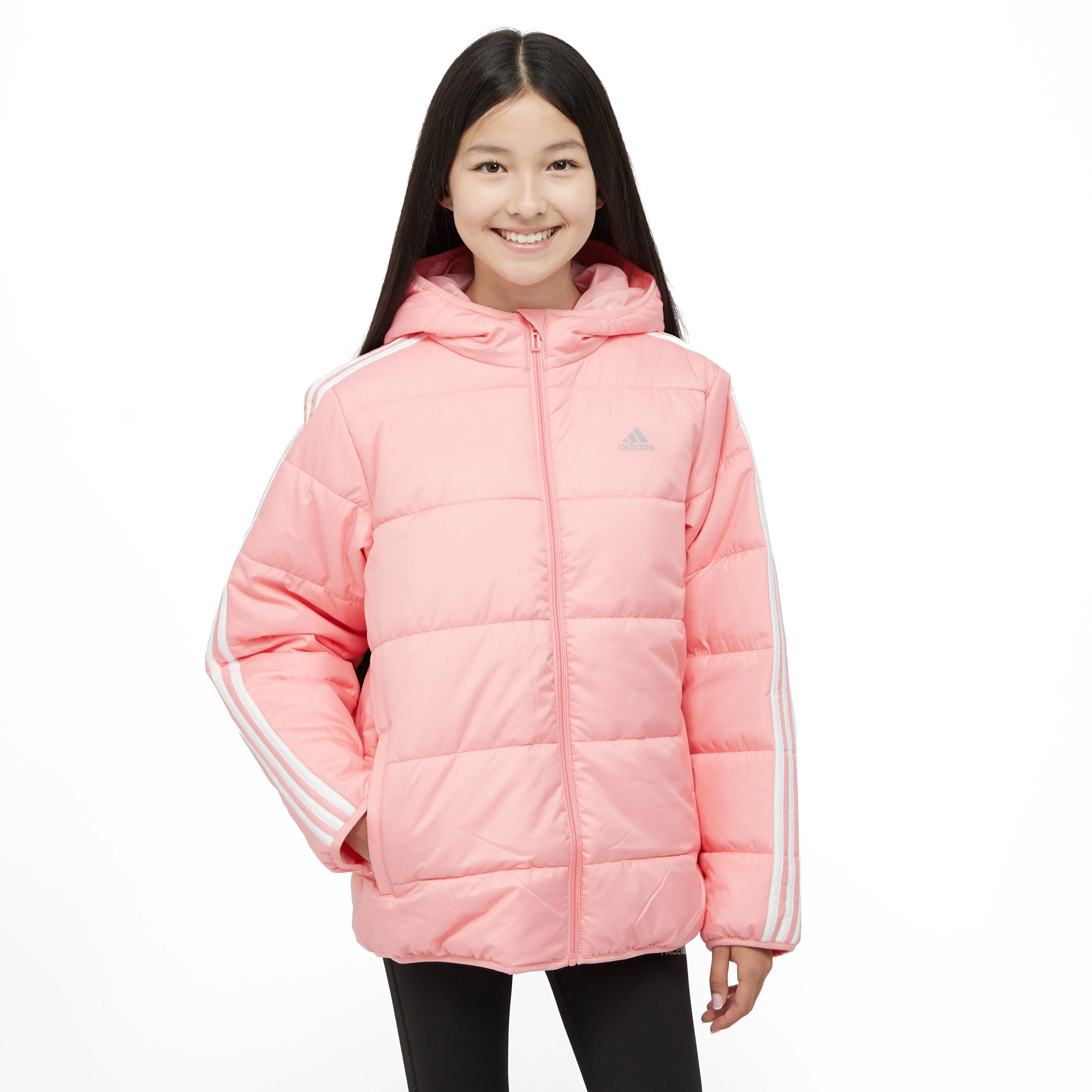 adidas Kids' 3 Stripes Padded Jacket | Ultimate Outdoors