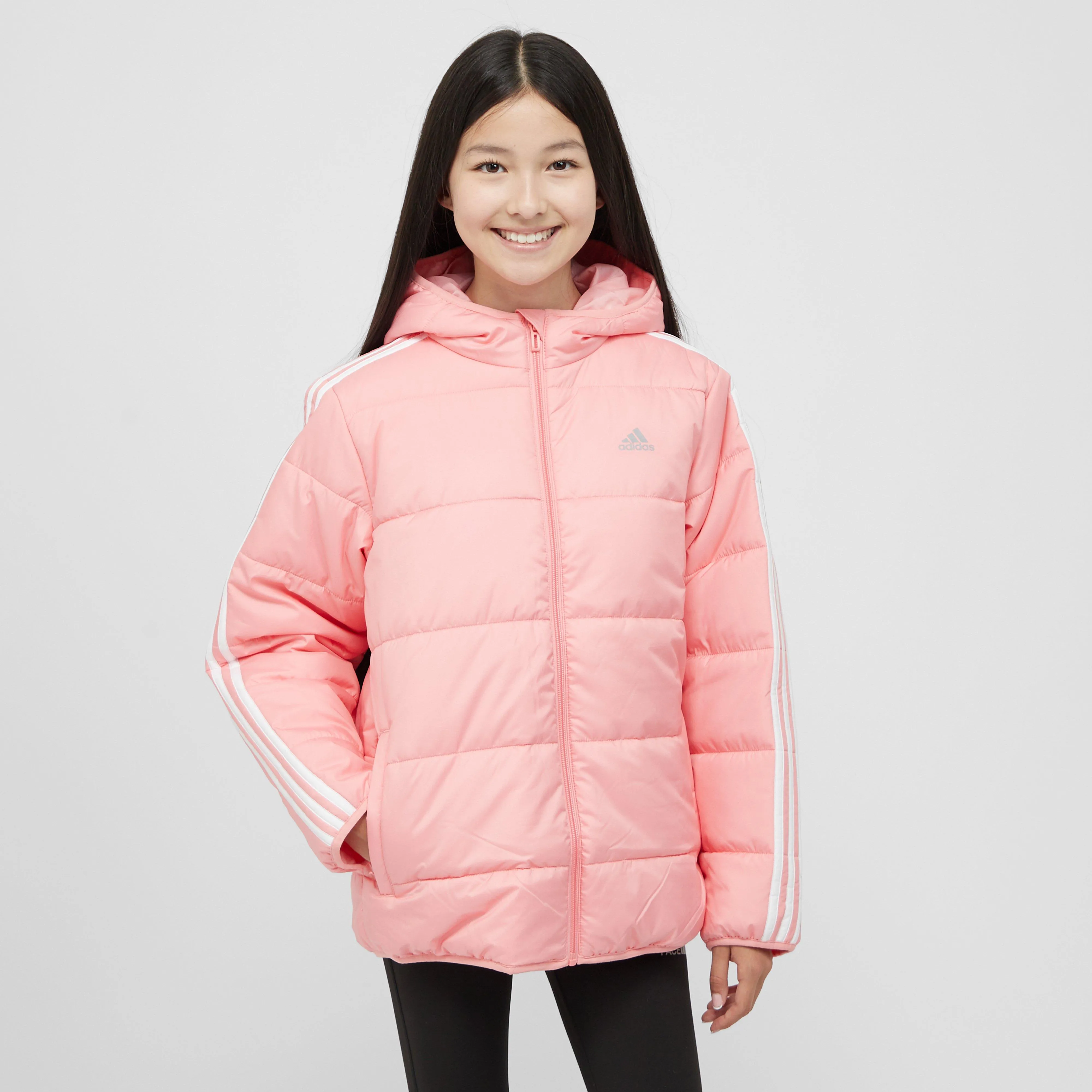 adidas Kids' 3 Stripes Padded Jacket | Ultimate Outdoors