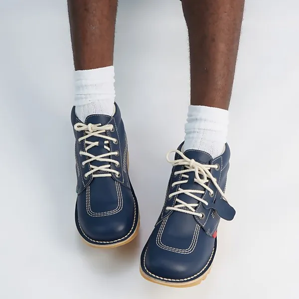 Adult Unisex Kick Hi Vegan Plant-Based Material Navy