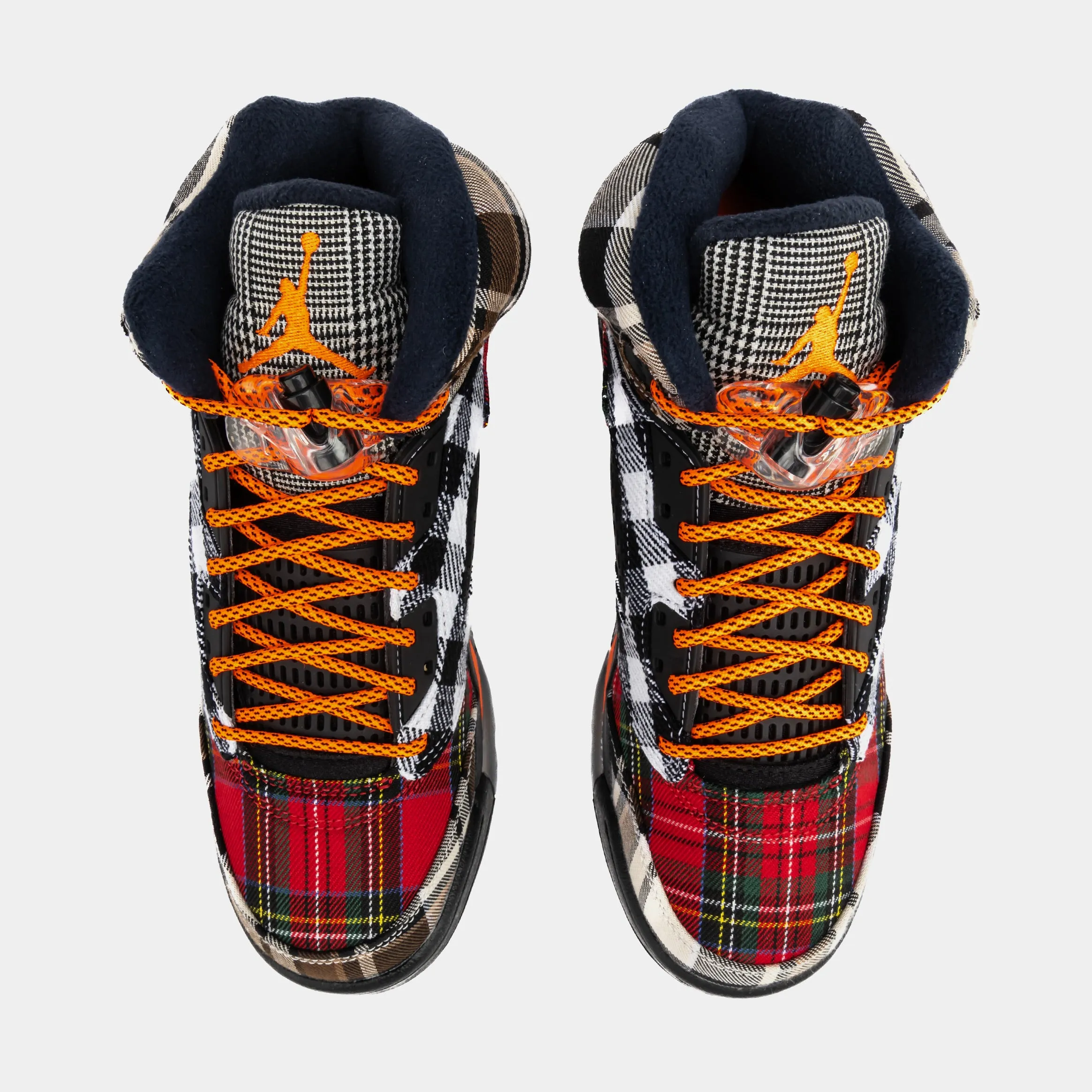 Air Jordan 5 Retro Plaid Grade School Lifestyle Shoes (Multi/Black) Free Shipping