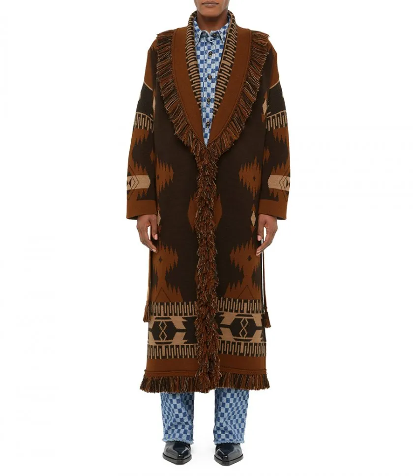 ALANUIICON JAQUARD COAT