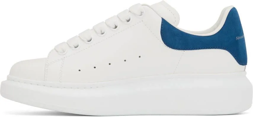 Alexander McQueen White Oversized Low-Top Sneakers