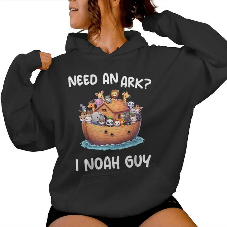 Anime Need An Ark I Noah Guy Christian Animal Women Hoodie