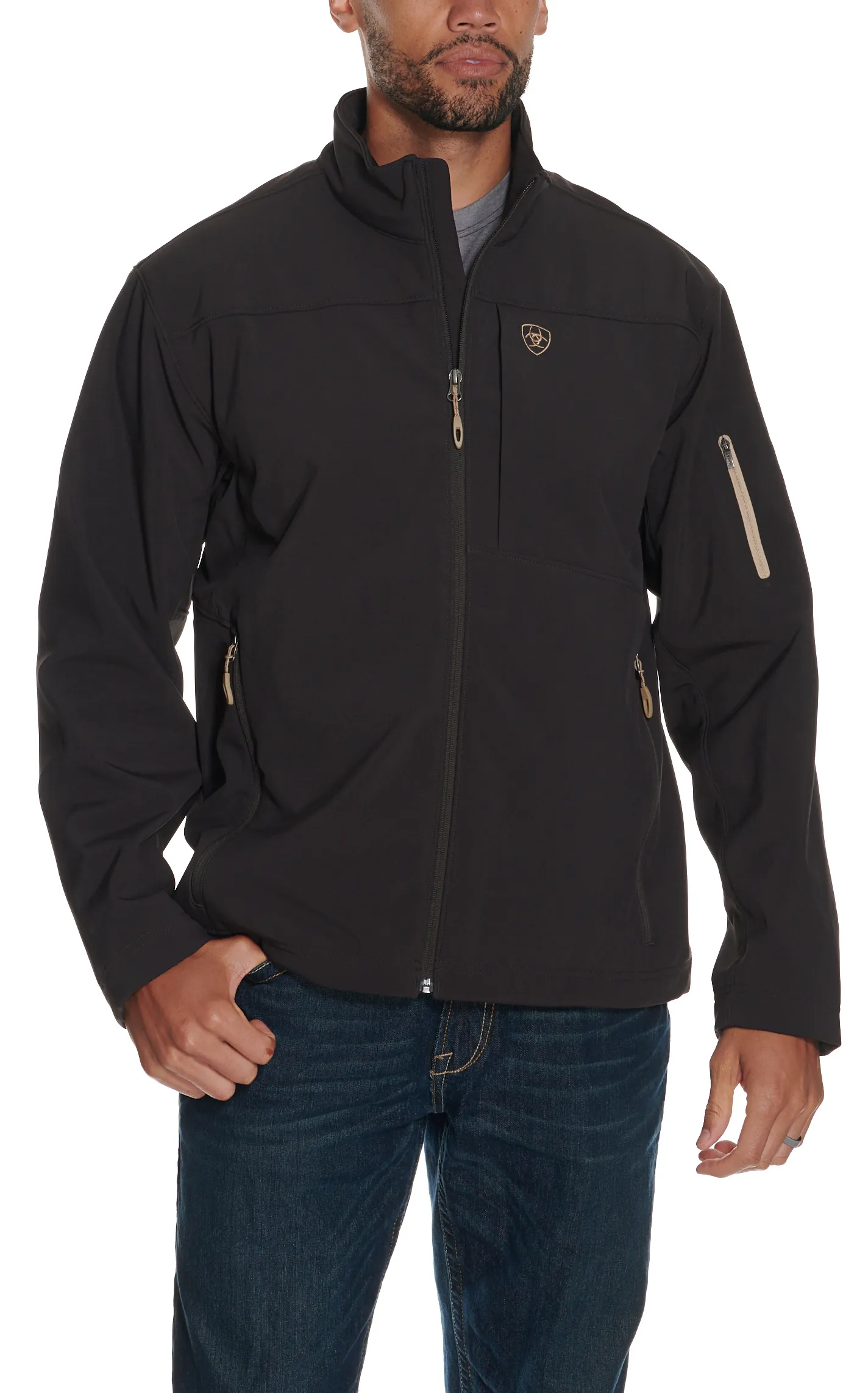 Ariat Men's Vernon 2.0 Coffee Bean Softshell Jacket