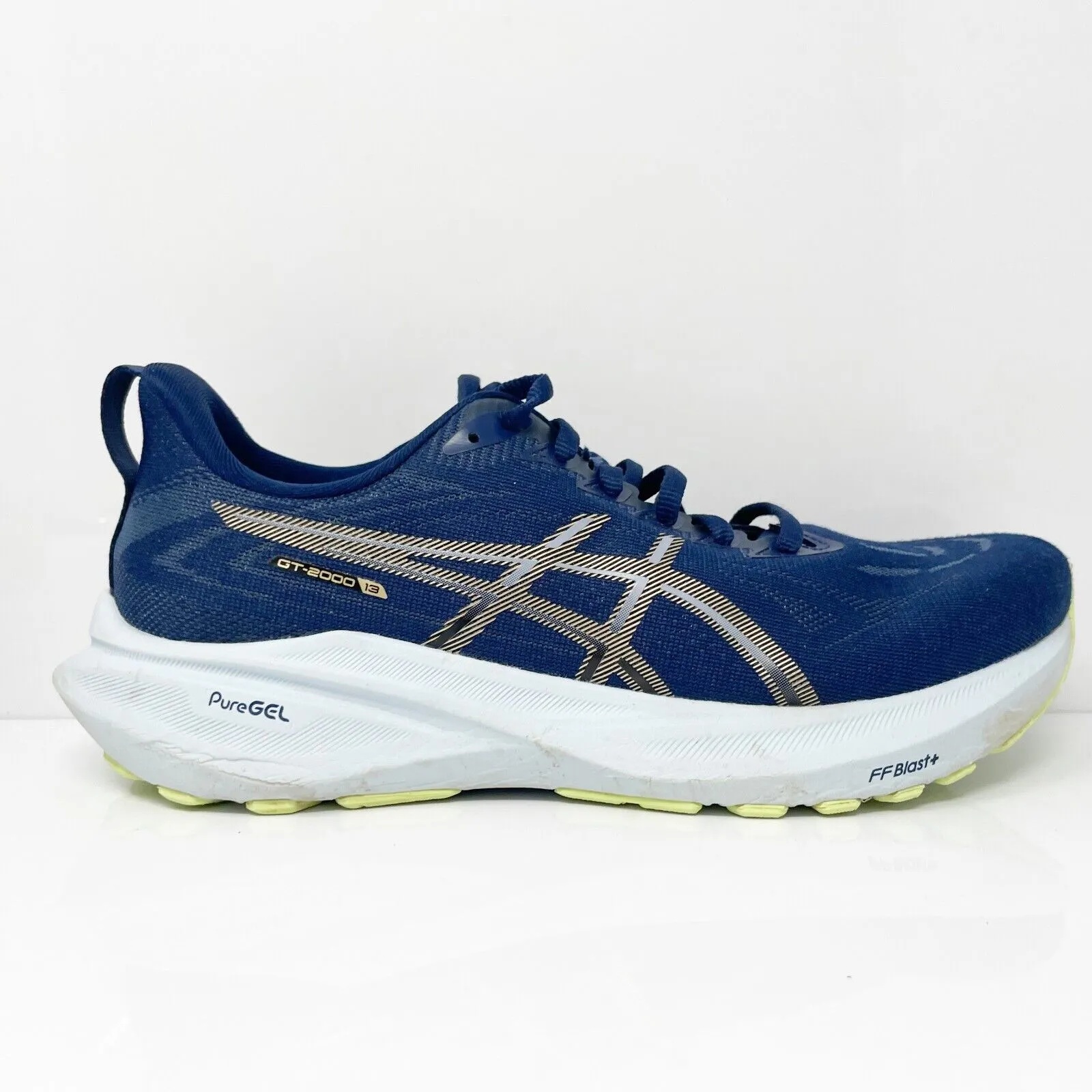 Asics Womens GT 2000 13 1012B666 Blue Running Shoes Sneakers Size 9