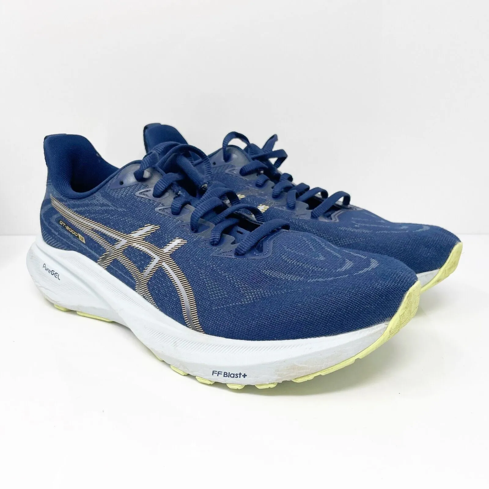 Asics Womens GT 2000 13 1012B666 Blue Running Shoes Sneakers Size 9