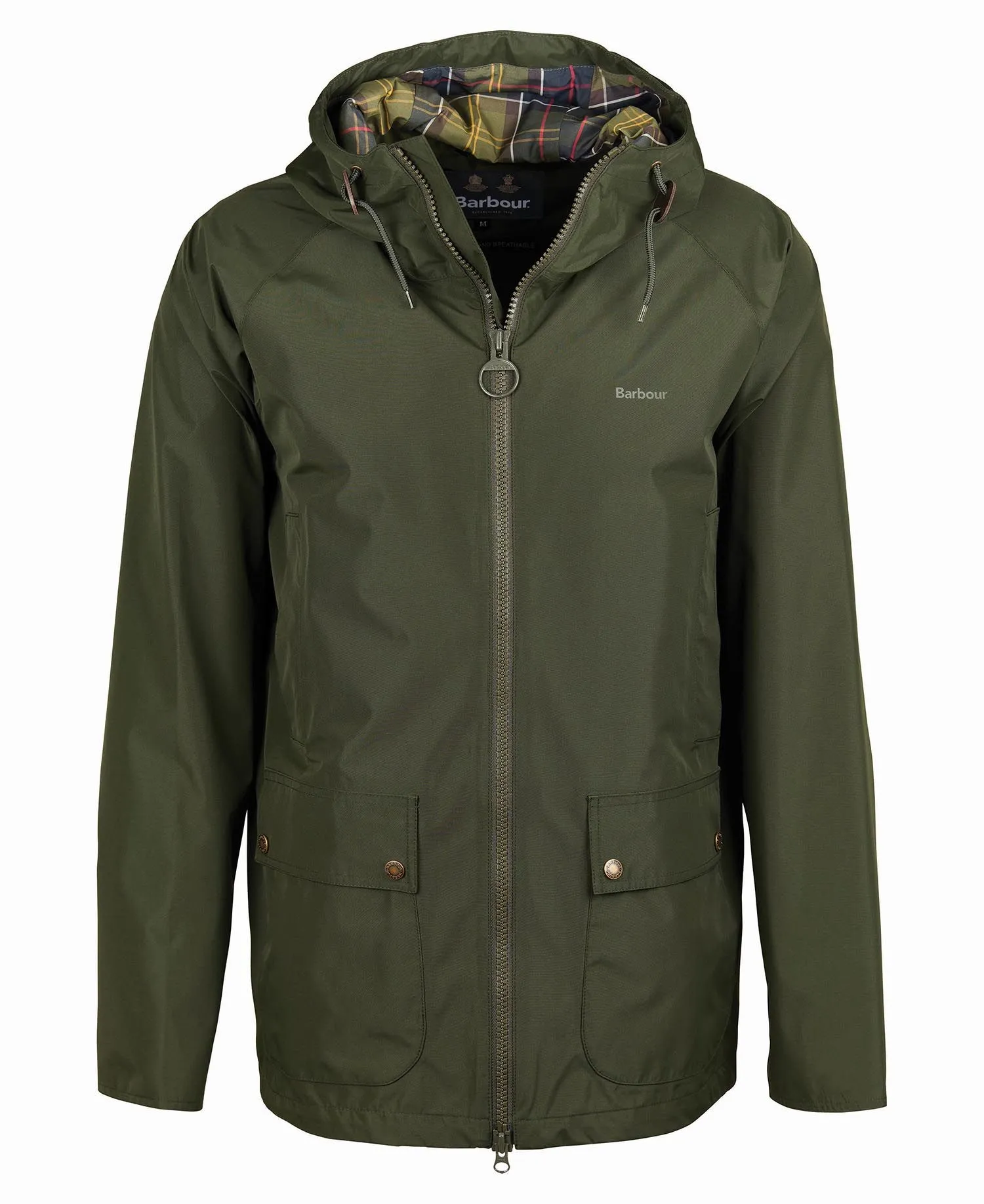 Barbour Hooded Domus Waterproof Jacket Men's - A One Clothing