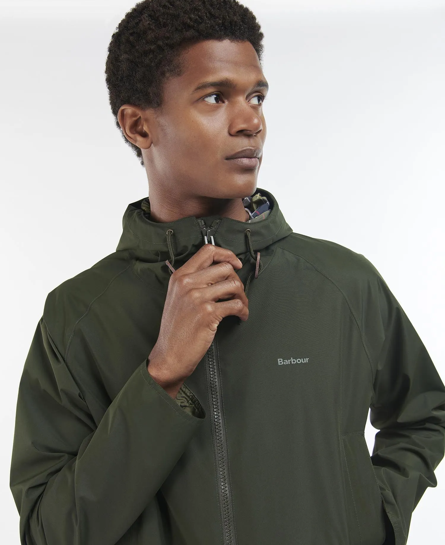 Barbour Hooded Domus Waterproof Jacket Men's - A One Clothing