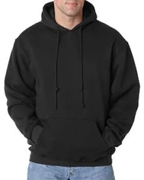 Bayside Adult Hooded Pullover Fleece BA960 Black