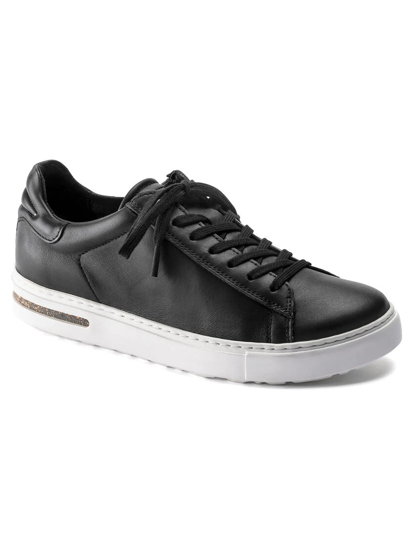 Bend Leather Sneaker, Black