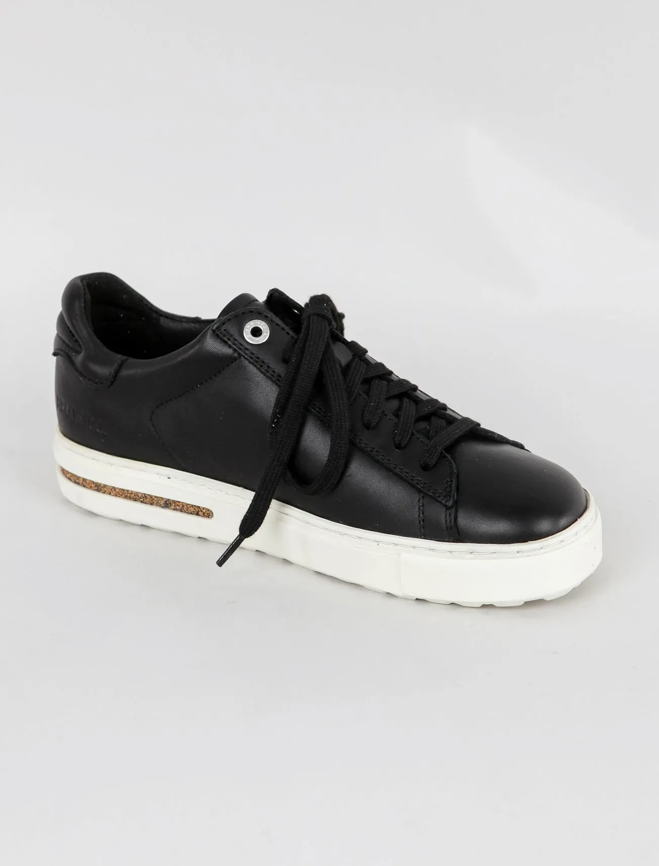 Bend Leather Sneaker, Black