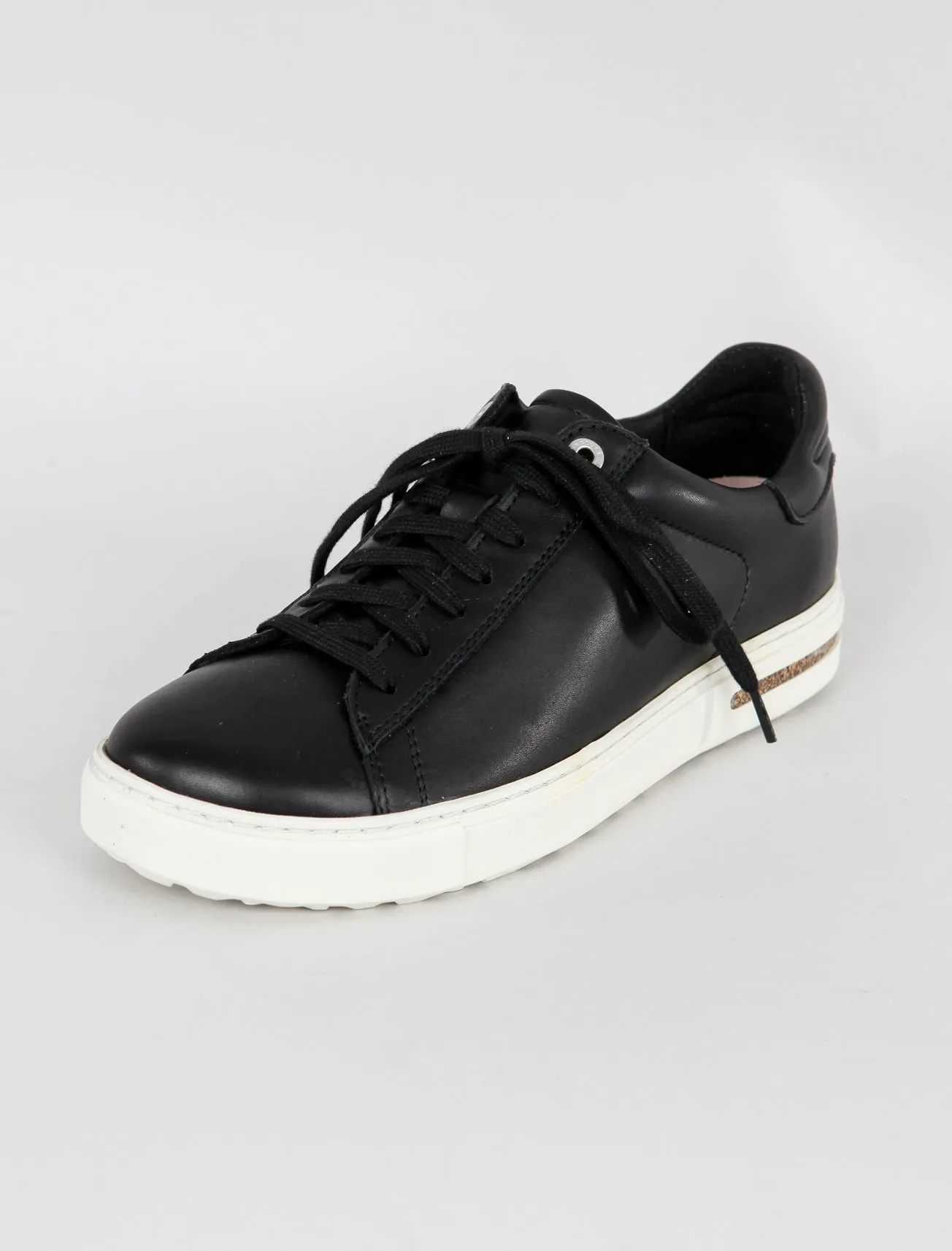 Bend Leather Sneaker, Black