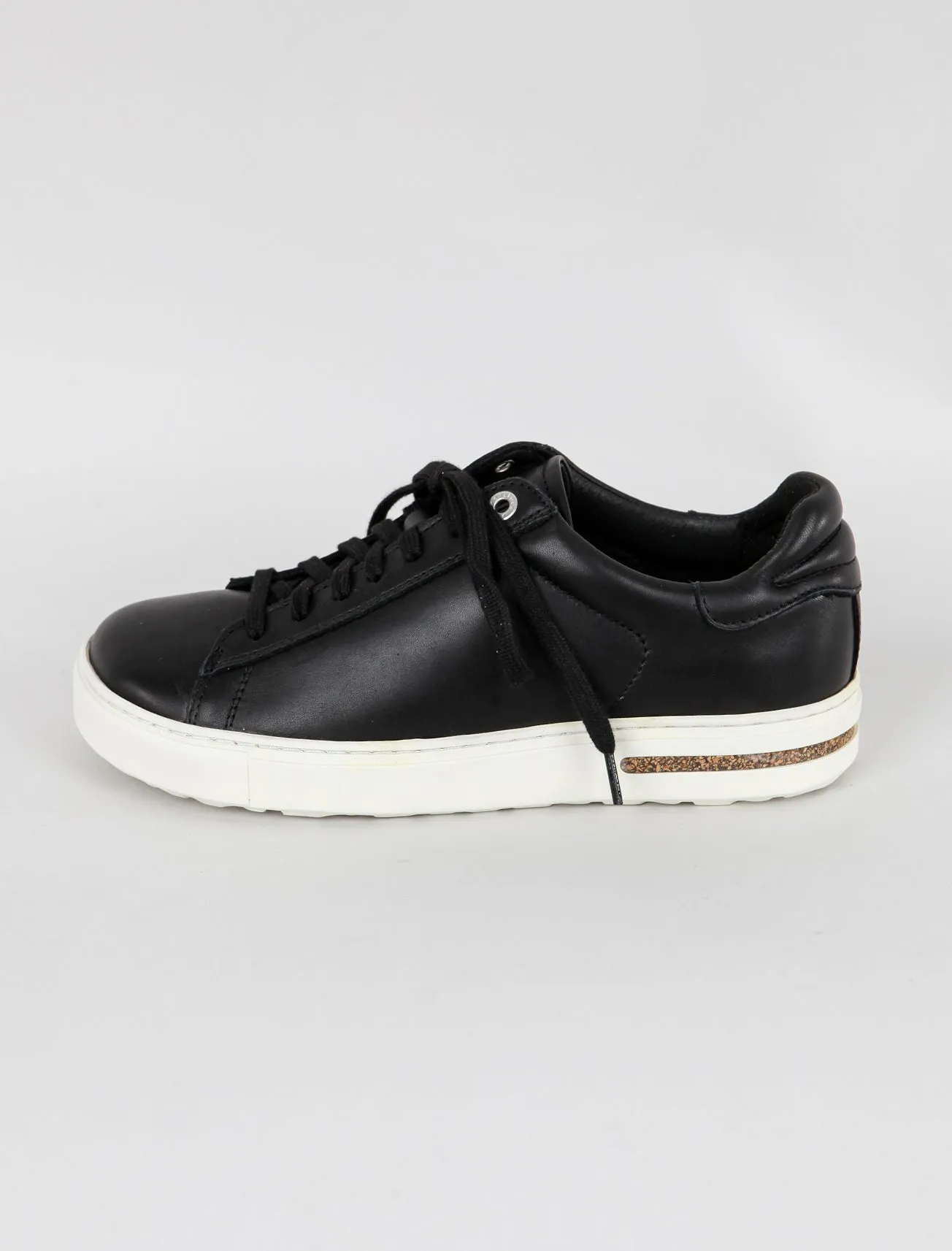 Bend Leather Sneaker, Black