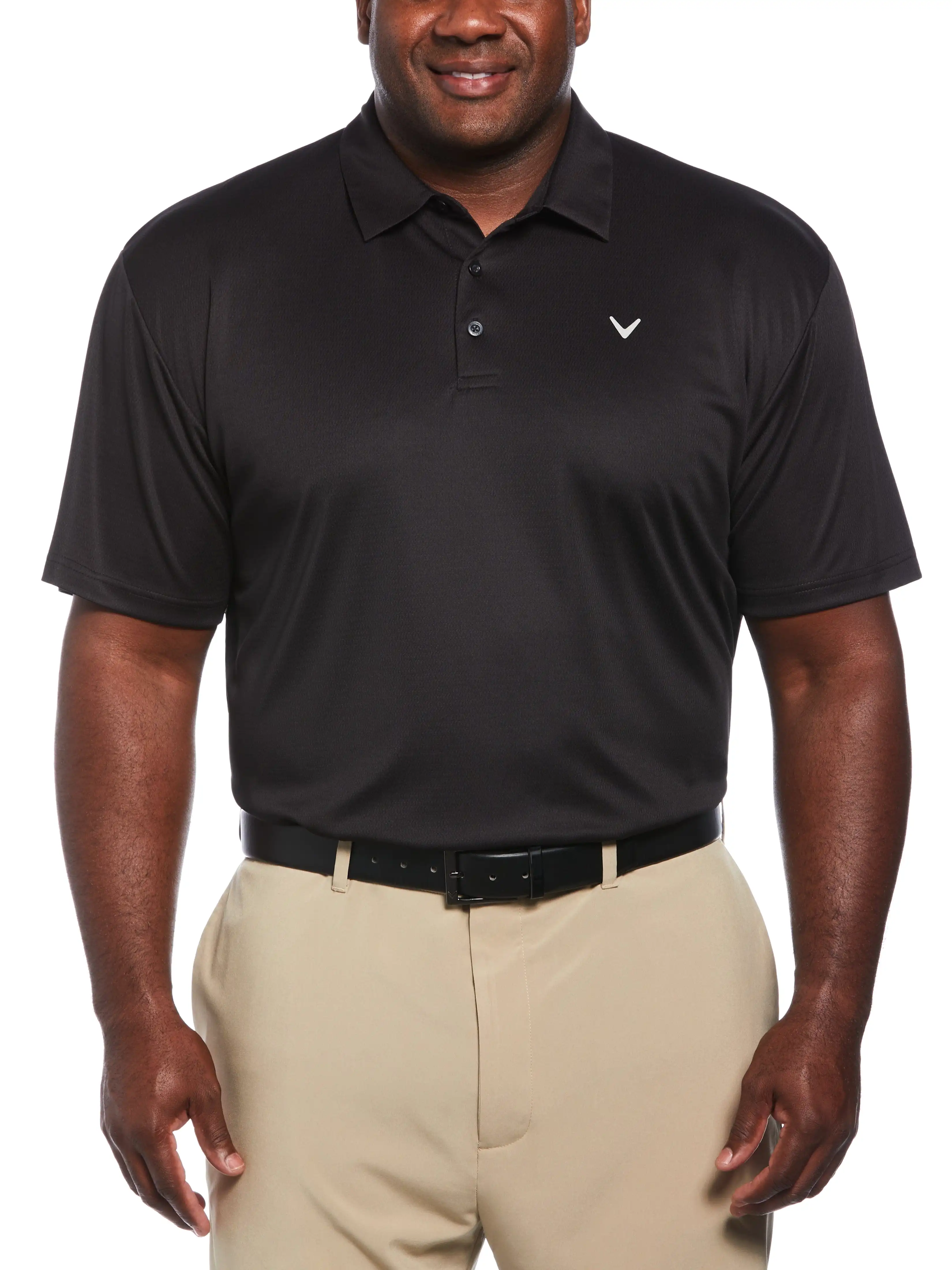 Big & Tall Micro Texture Golf Polo