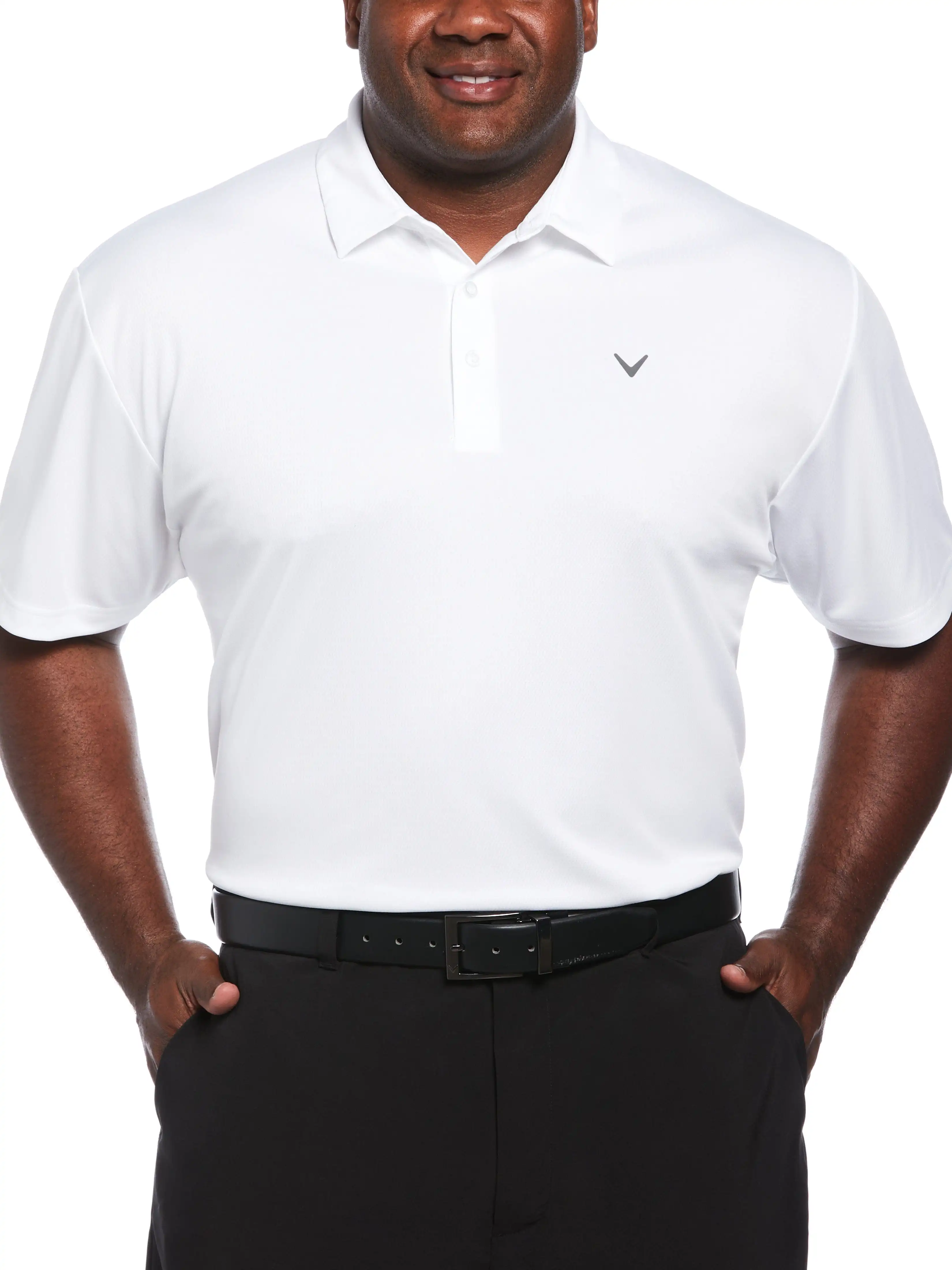 Big & Tall Micro Texture Golf Polo