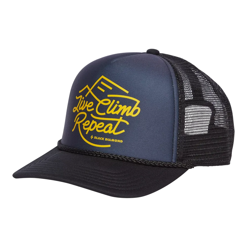 Black Diamond Flat Bill Trucker Hat