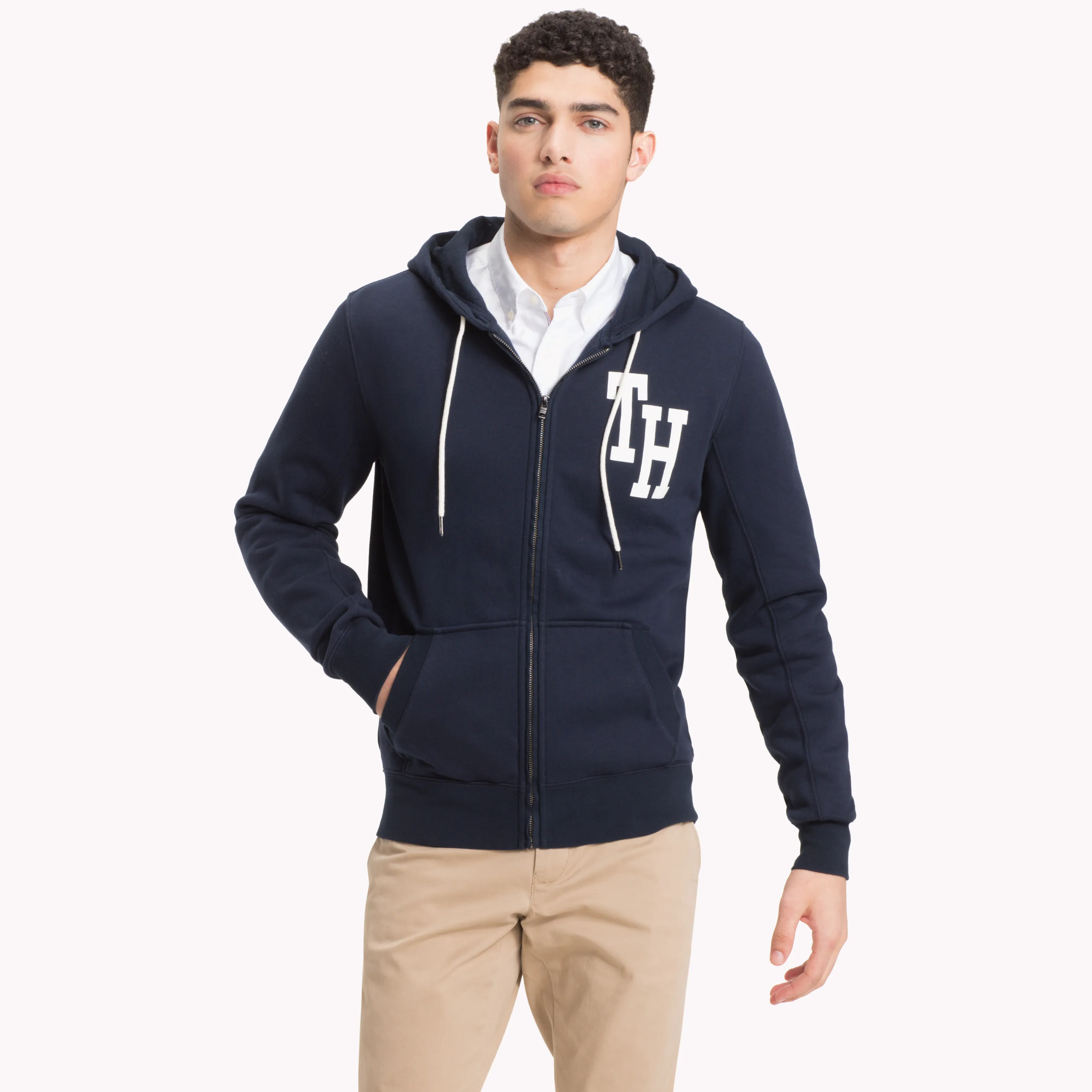 Blue Collegiate Fleece Hoodie | Sweatshirts & Hoodies | Tommy Hilfiger