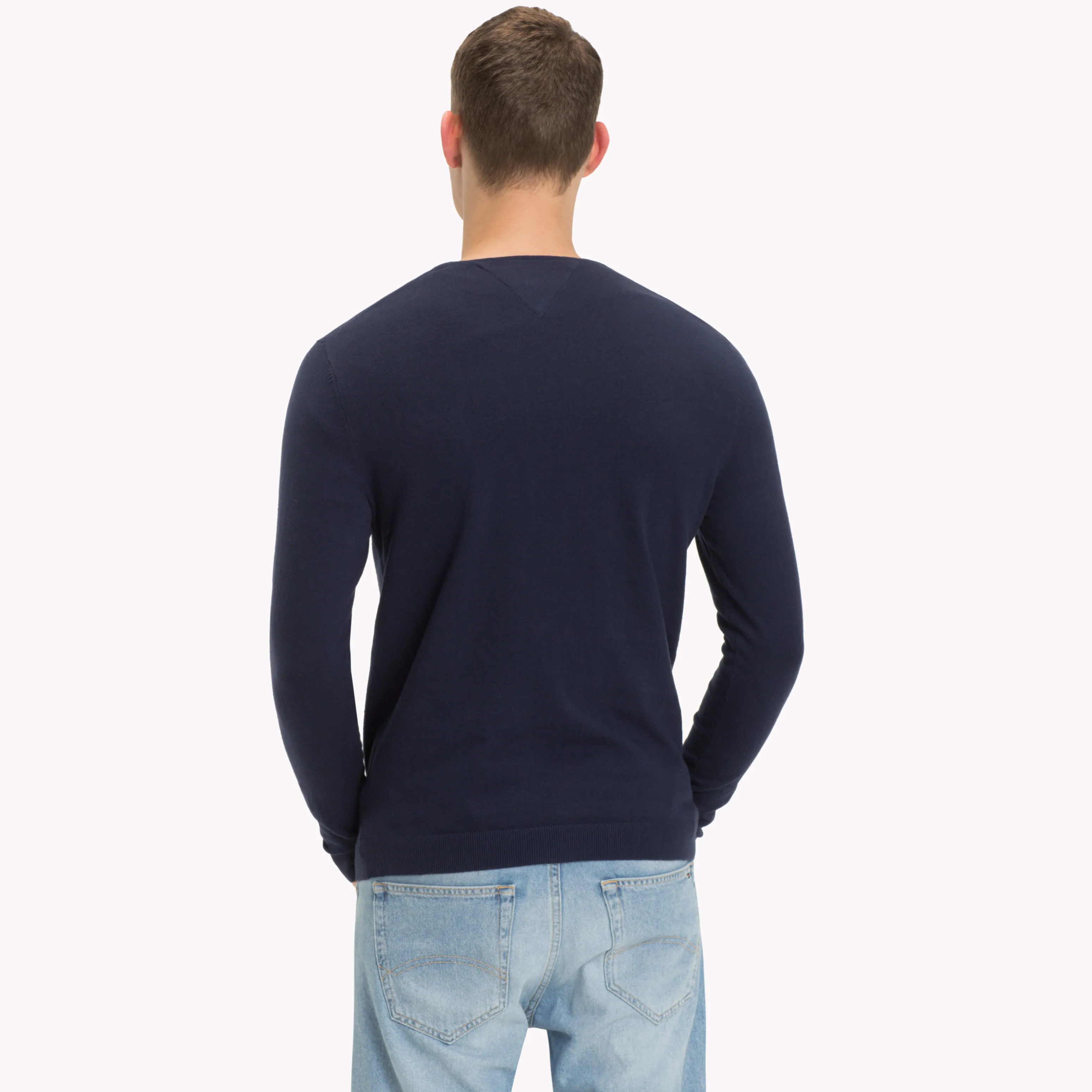 Blue Crew Neck Jumper | Sweatshirts & Hoodies | Tommy Hilfiger