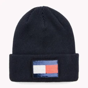 Blue Swap Your Patch Beanie | Hats & Scarves | Tommy Hilfiger