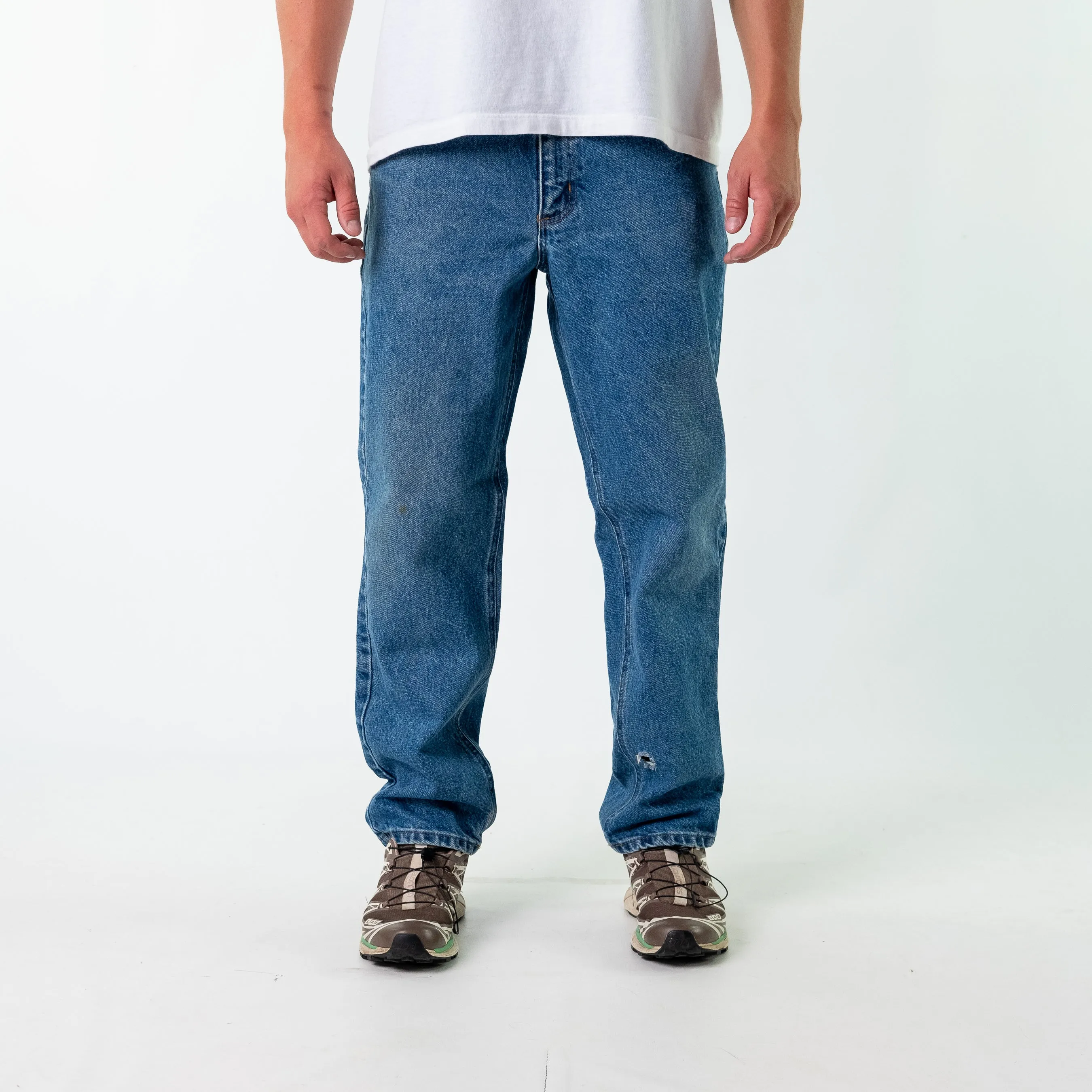 Blue y2ks Carhartt Denim Jeans Baggy Pants (34x30)