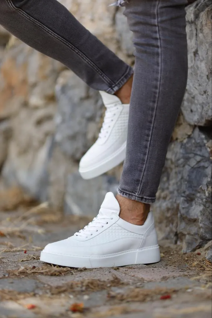 Bojoni Uluwatu  Square Detailed White Sneakers