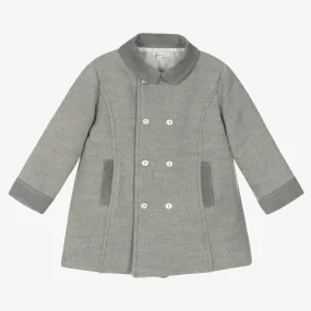 Boys Grey Flannel Coat