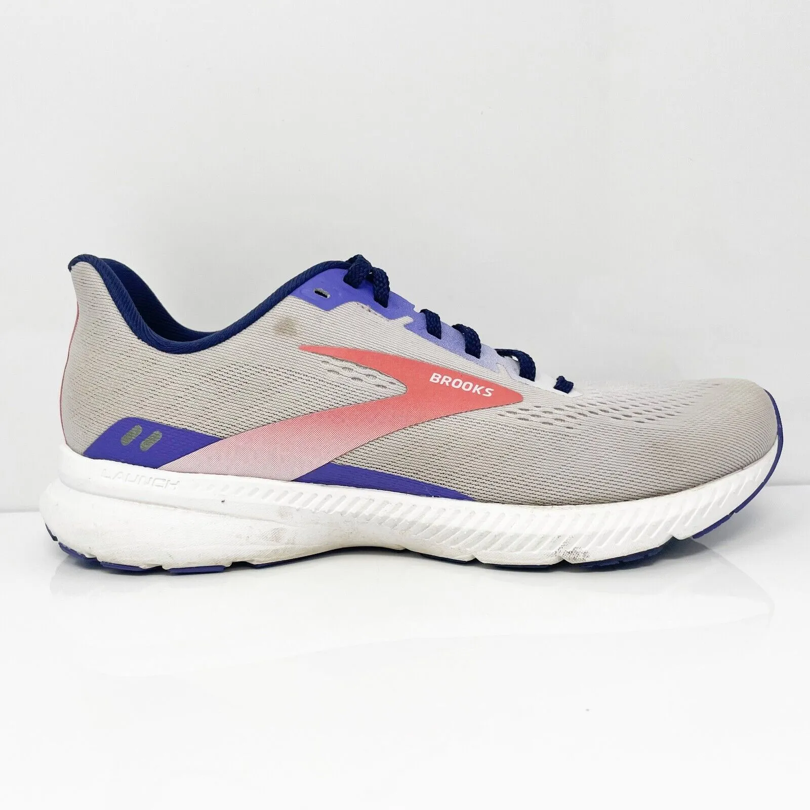 Brooks Womens Launch 8 1203451B520 Gray Running Shoes Sneakers Size 9.5 B