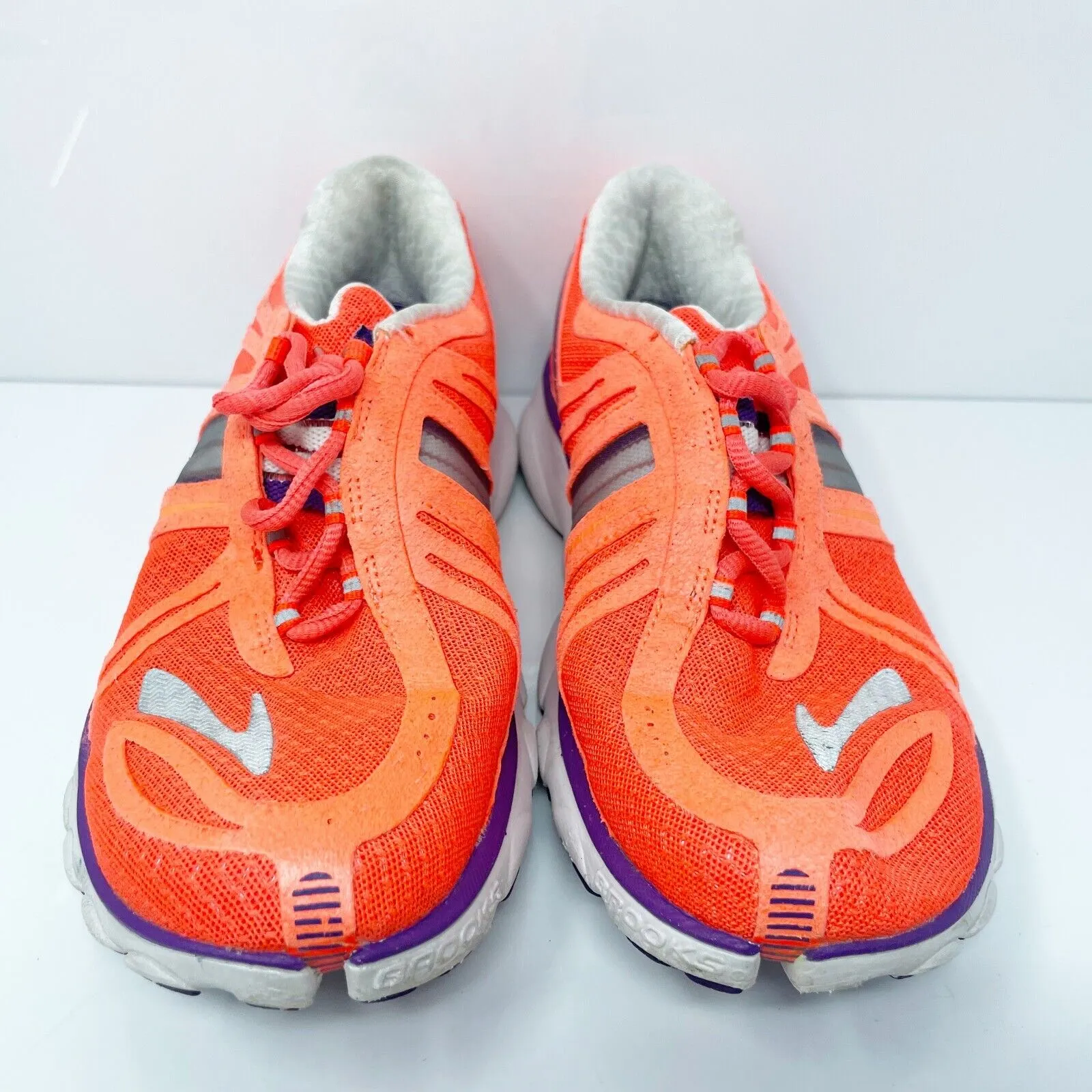 Brooks Womens Pure Cadence 2 1201341B851 Orange Running Shoes Sneakers Size 10 B