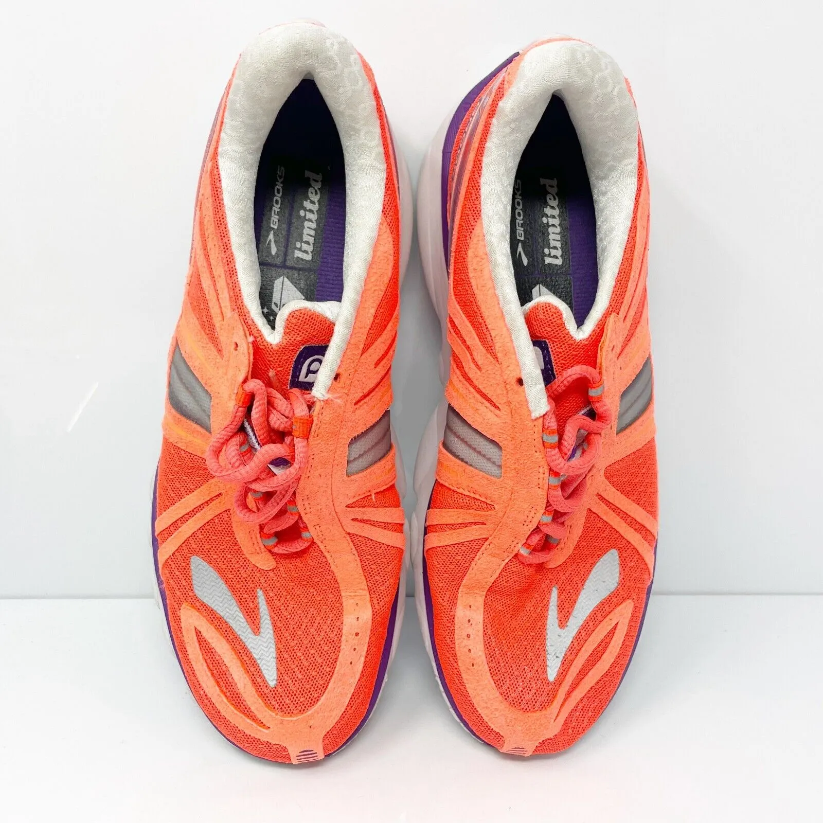 Brooks Womens Pure Cadence 2 1201341B851 Orange Running Shoes Sneakers Size 10 B