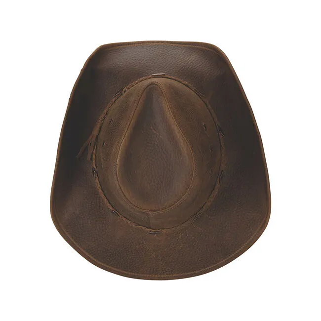 Bullhide Bonnaroo Leather Hat - Camel/Bronze