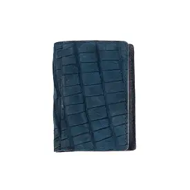 Caiman Bifold Card Case :: Navy Blue