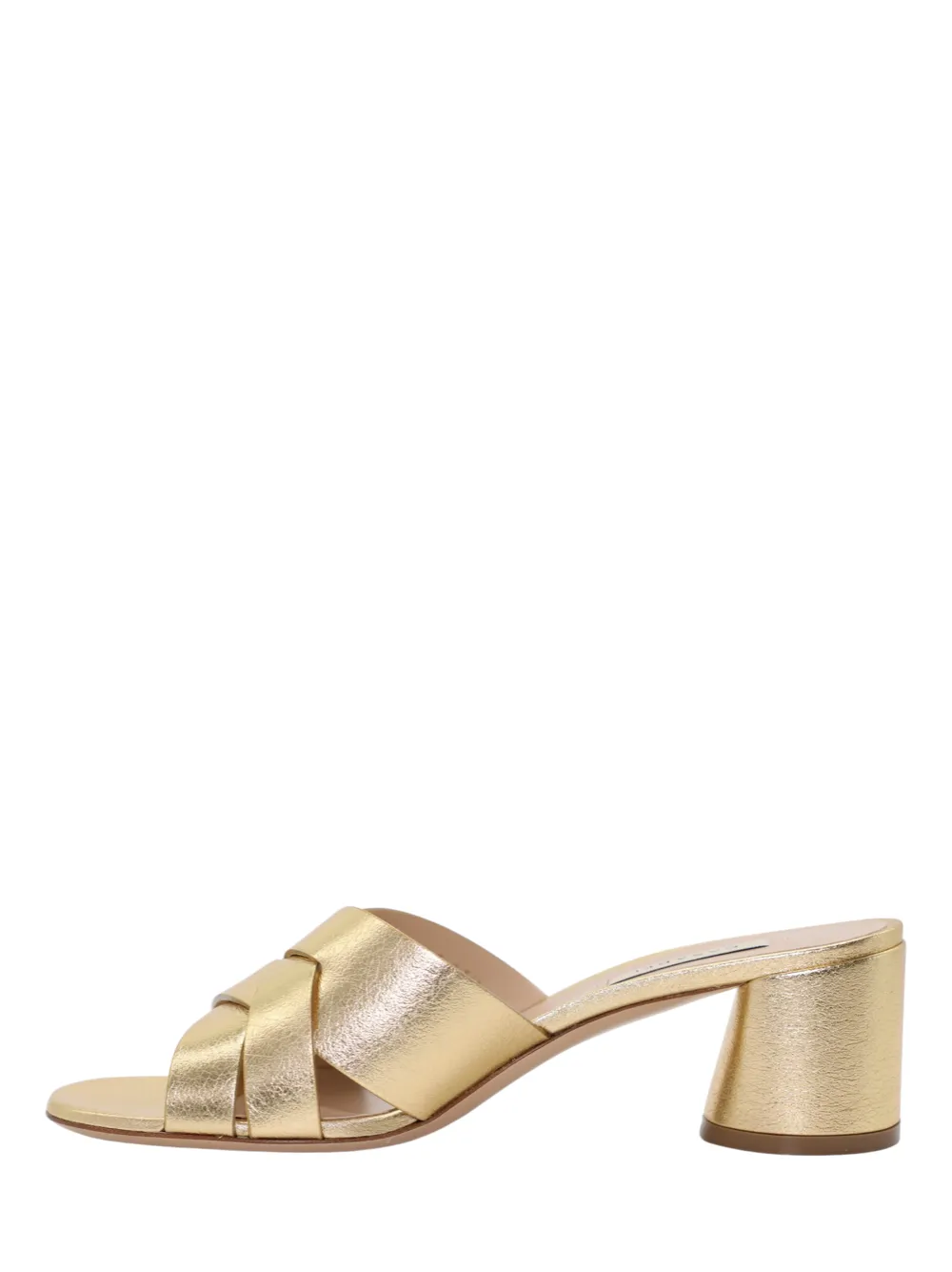 Casadei Cleo Emily Mule Heel in Vesta-Gold