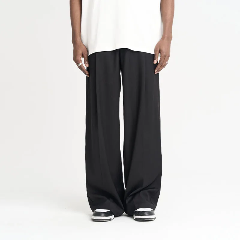 Casual Straight Wide Leg Trousers