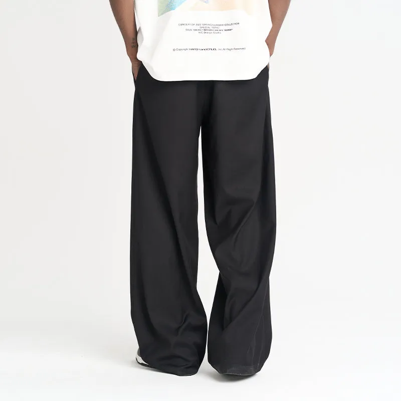 Casual Straight Wide Leg Trousers