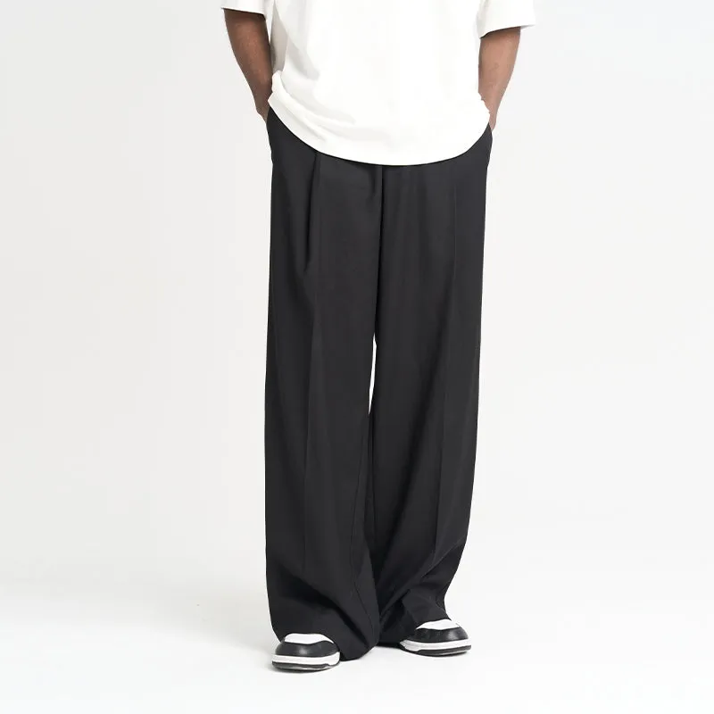 Casual Straight Wide Leg Trousers