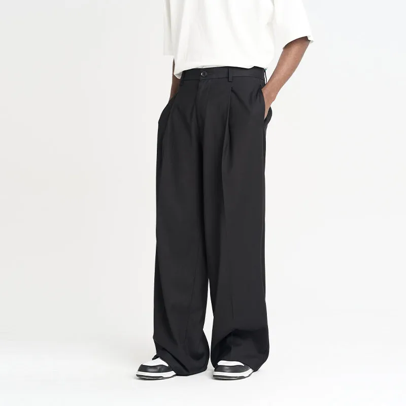 Casual Straight Wide Leg Trousers