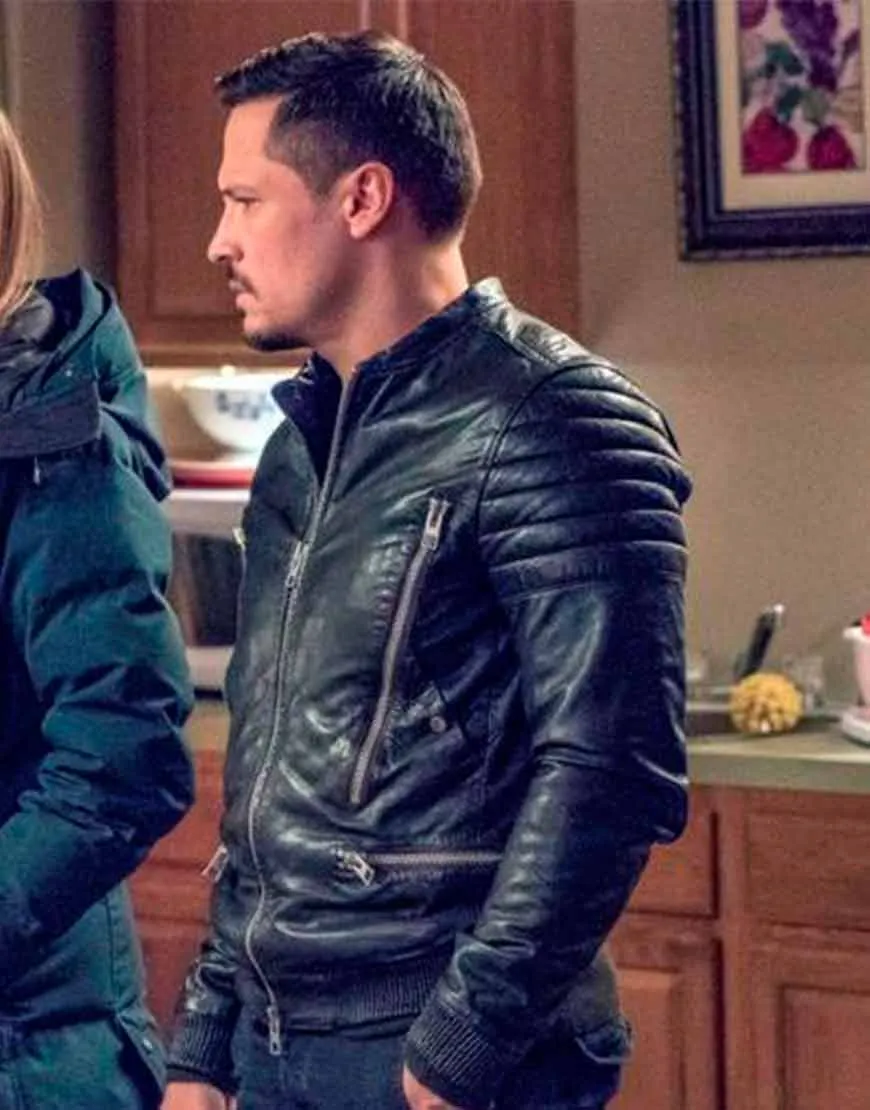 Chicago P.D. S08 Nick Wechsler Leather Jacket | Ujackets.com - 45% OFF