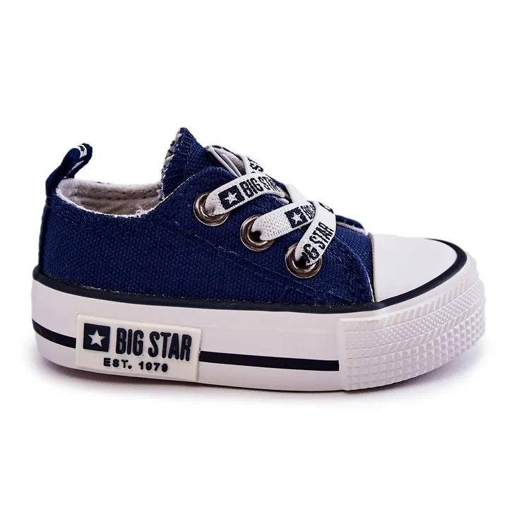 Children's Material Sneakers Big Star KK374050 Navy Blue