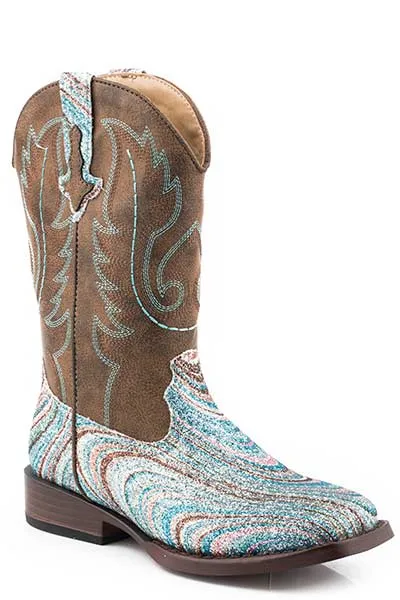 Children's Roper Glitter Swirl II Western Boot #09-018-1901-2923