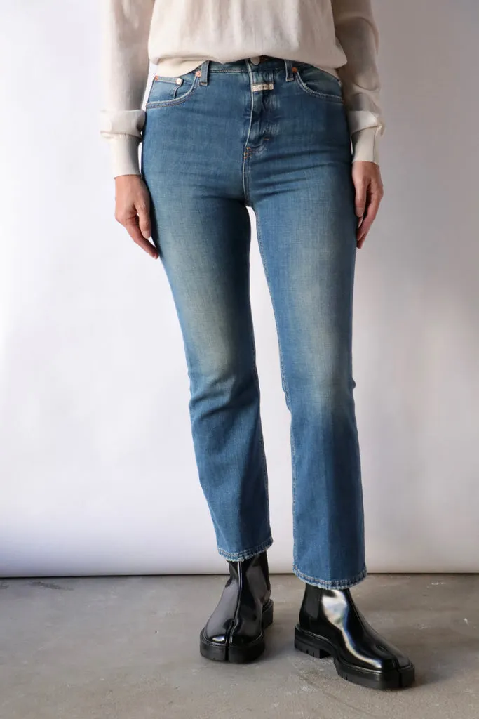 Closed Hi-Sun Flared Jeans in Mid Blue