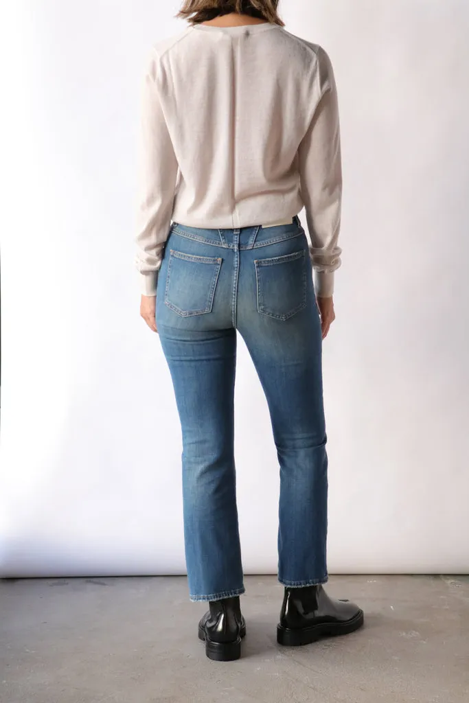 Closed Hi-Sun Flared Jeans in Mid Blue