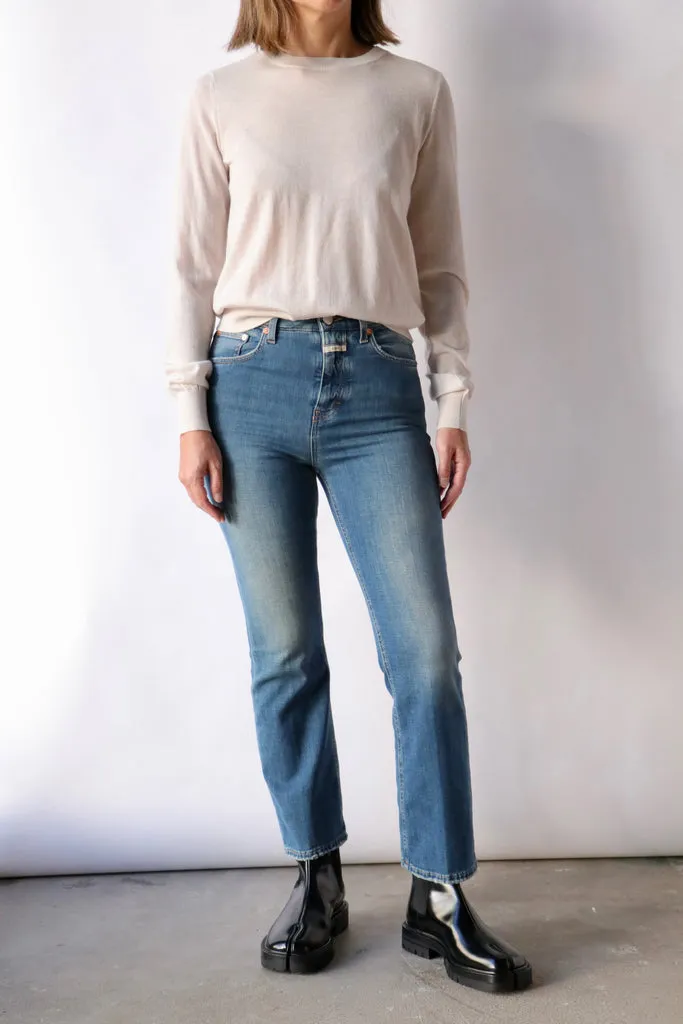 Closed Hi-Sun Flared Jeans in Mid Blue