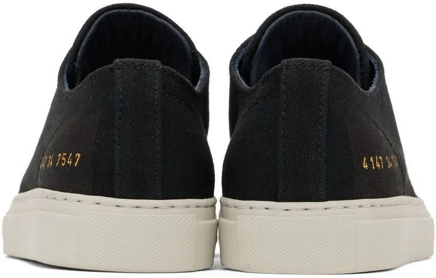 Common Projects Black Tournament Low Sneakers