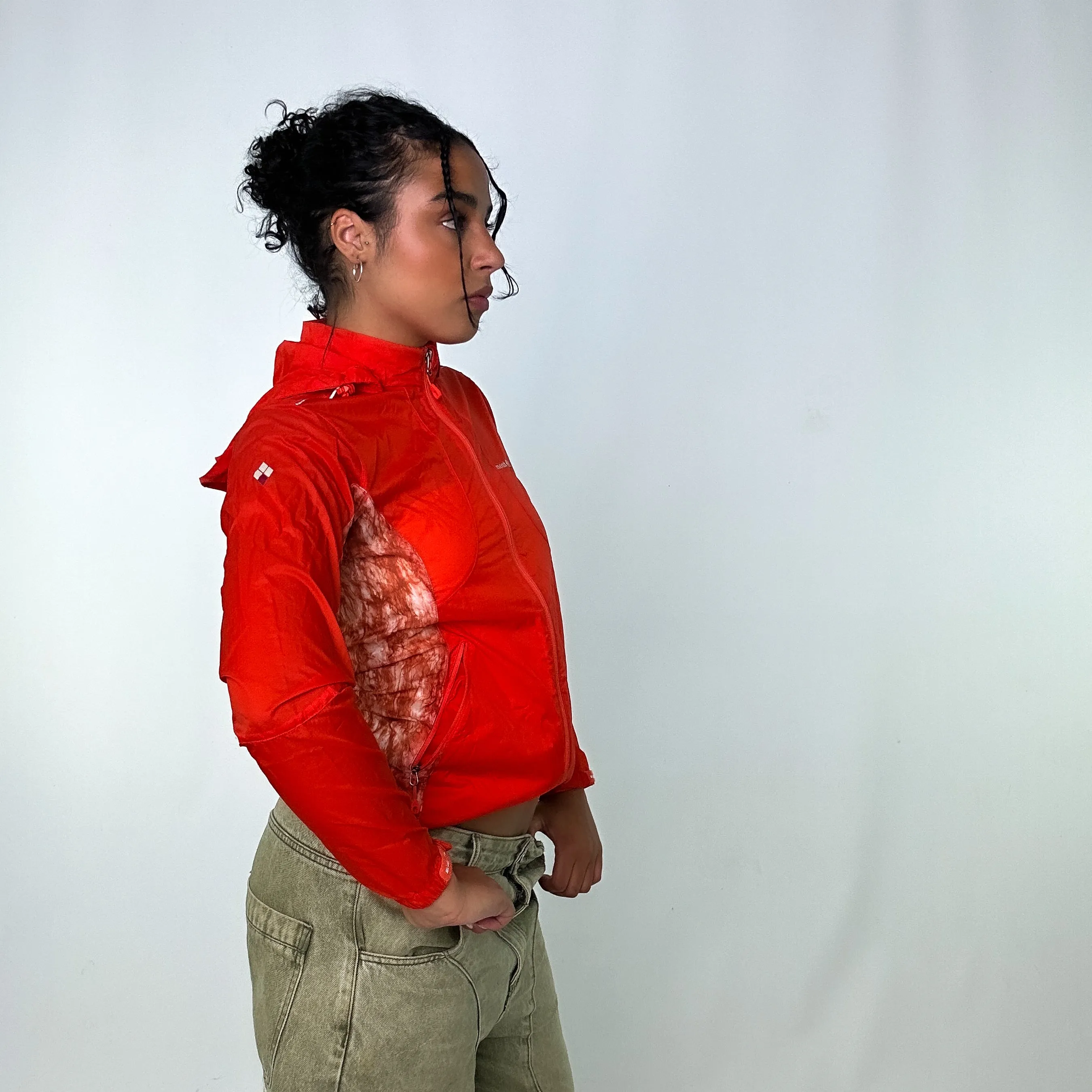 Coral 90s Montbell Light Rain Jacket (S)