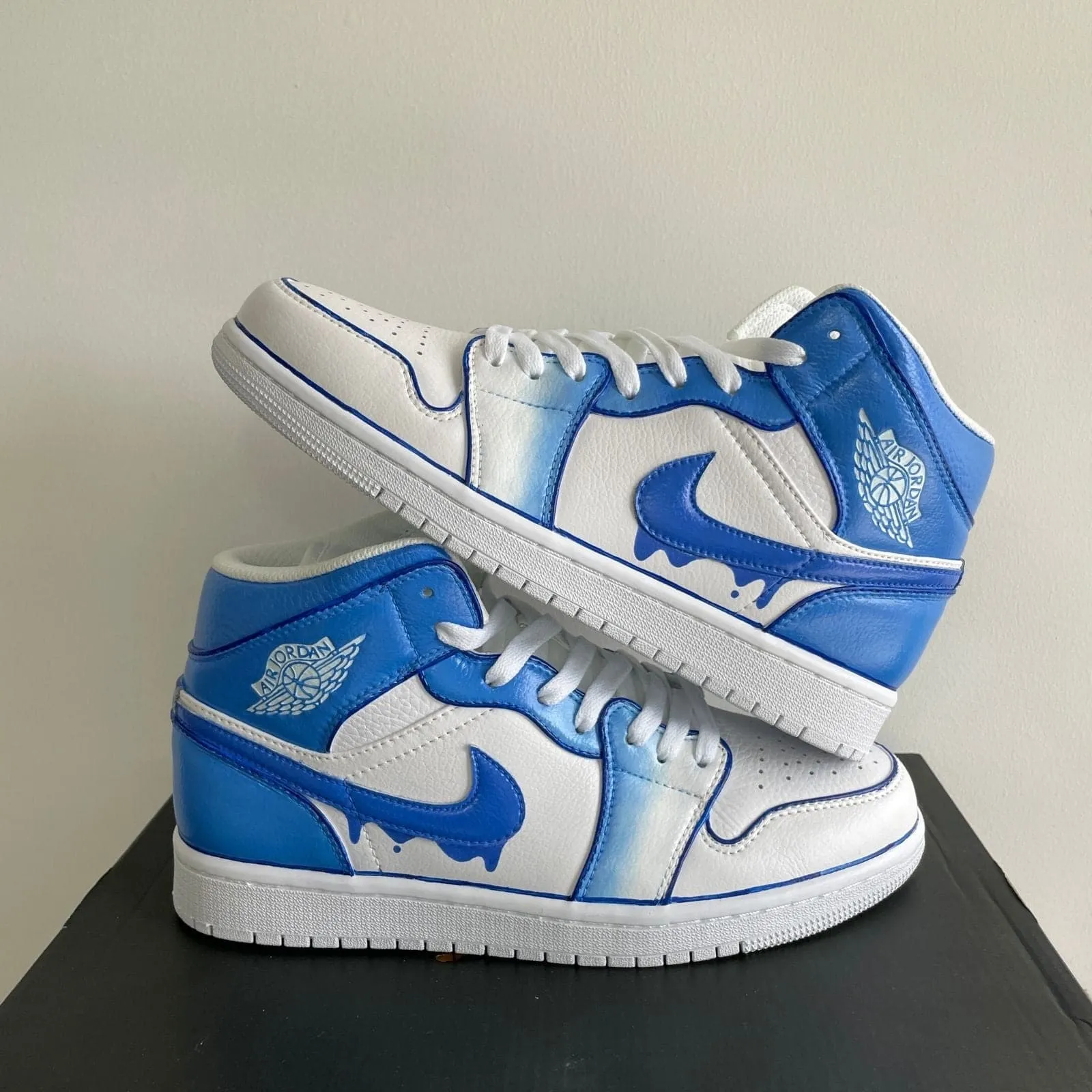 Custom Air Jordan 1 Mid Sneakers